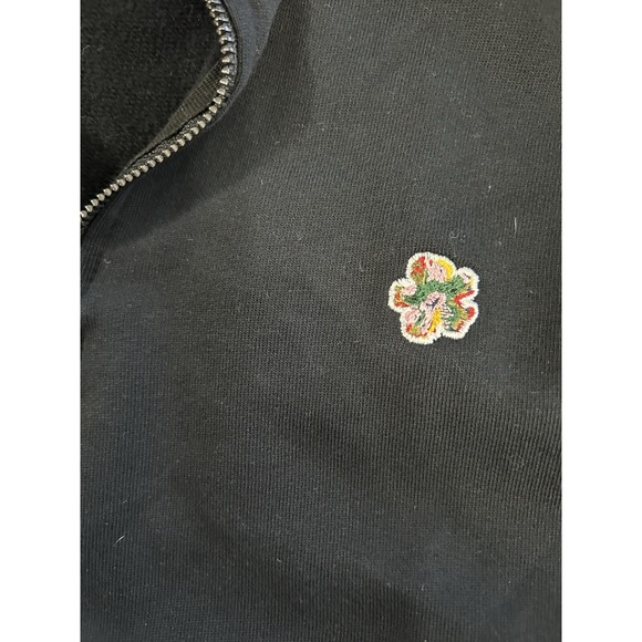 Ted Baker London Mens Half Zip Pullover 100% Cotton Sweatshirt Black Sz 6 (2XL) - Picture 5 of 7